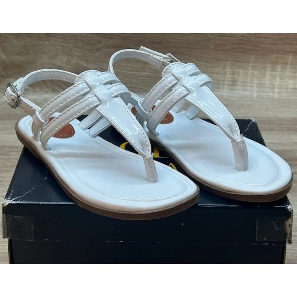 Polo Ralph Lauren‎ Baby Girls Tierney White Tierney Sandals NIB - Size 10